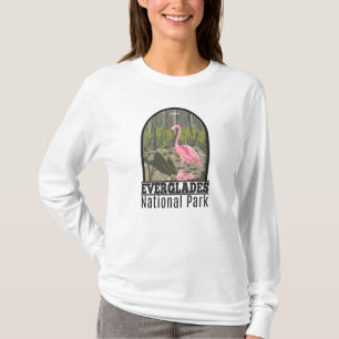Everglades Nationalpark Florida Flamingo Vintag T-Shirt