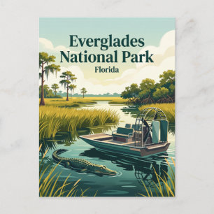 Everglades Nationalpark Florida Postkarte