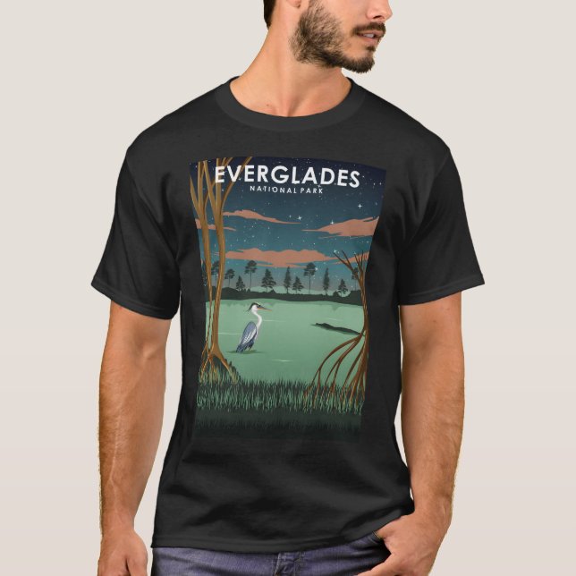 Everglades Nationalpark Florida T-Shirt (Vorderseite)