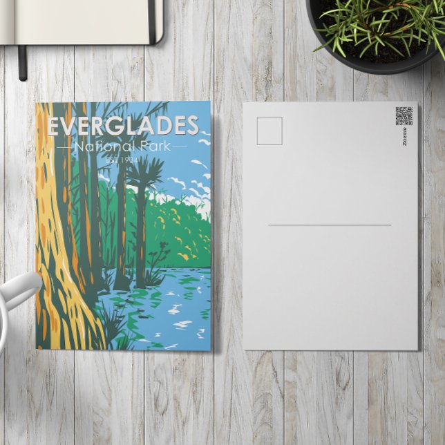Everglades Nationalpark Florida Vintag Postkarte (Von Creator hochgeladen)
