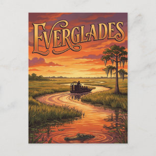 Everglades-Nationalpark Postkarte