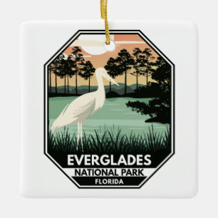 Everglades Nationalpark Sonnenuntergang Silberreih Keramikornament