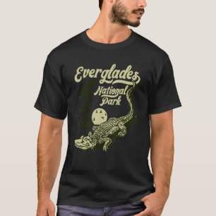 Everglades Nationalpark Vintages Krokodil T-Shirt