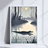 Everglades-Nationalpark | WasserfarbenAlligator