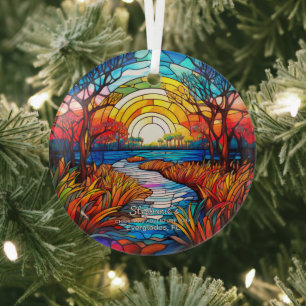 Everglades Park Florida Abenteuer Ornament Aus Glas