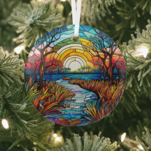 Everglades Park Florida Abenteuer Ornament Aus Glas