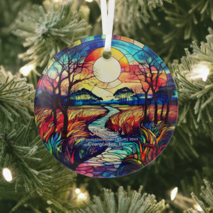 Everglades Park Florida Abenteuer Ornament Aus Glas