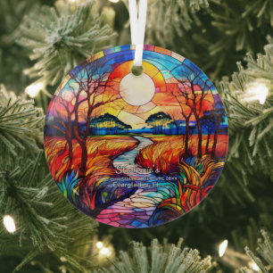Everglades Park Florida Abenteuer Ornament Aus Glas