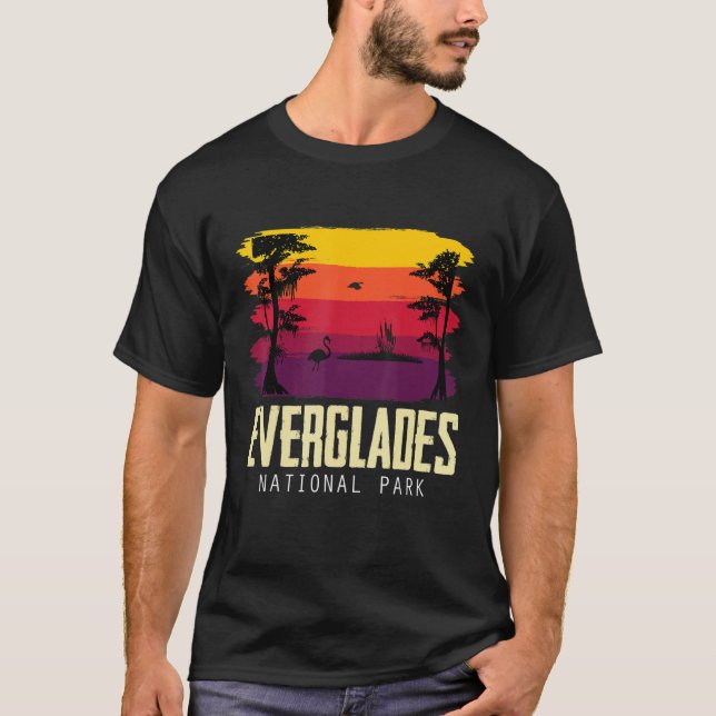 Everglades Wetlands Pelican National Park Florida T-Shirt (Vorderseite)