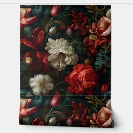 Everglow Weihnachten Florals Botanical Tapete