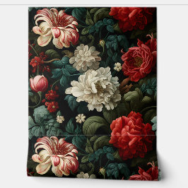 Everglow Weihnachten Florals Botanical Tapete