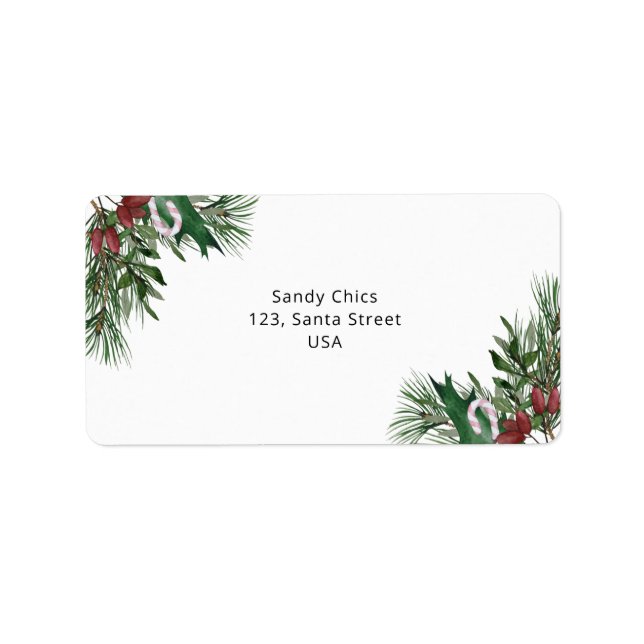 Evergreen Adressaufkleber (Vorne)