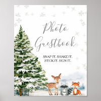 Evergreen Animal Winter Onederland Foto Guestbook