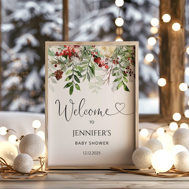 Evergreen baby Dusche Poster (Von Creator hochgeladen)