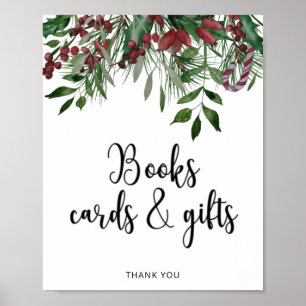 Evergreen BOOKS CARDS UND GIFTS Poster