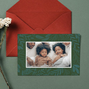 Evergreen Bramble   Botanisches Foto Feiertagskarte