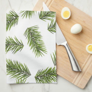 Evergreen Branch Muster Geschirrtuch