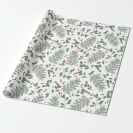 Evergreen Cheer Wrapping Paper Geschenkpapier