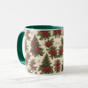 Evergreen Christmas Charm Tasse