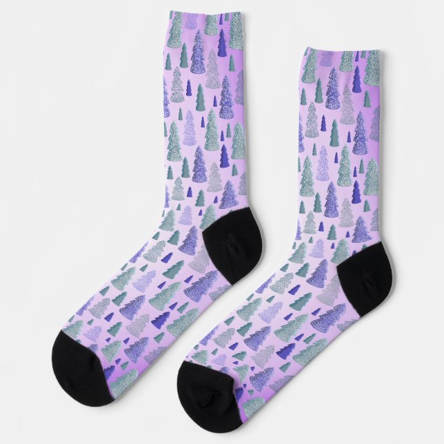 Evergreen Elegance Socken (Linkes Detail)