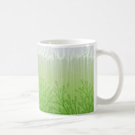 Evergreen Elegante: Einzigartiges Hochzeitsgeschen Kaffeetasse