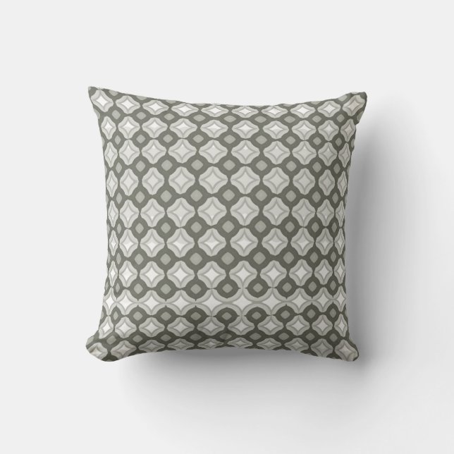 Evergreen Fog Throw Pillow Kissen (Vorderseite)
