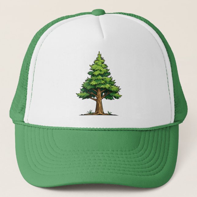Evergreen forest truckerkappe (Vorderseite)