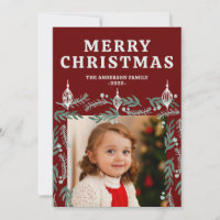 Evergreen Garland Frame Foto