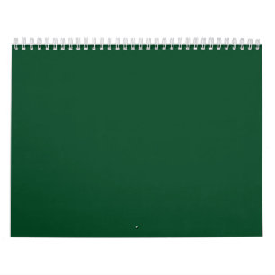 Evergreen Green Background auf einem Kalender
