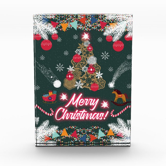 Evergreen Joy of Christmas Fotoblock (Vorderseite)