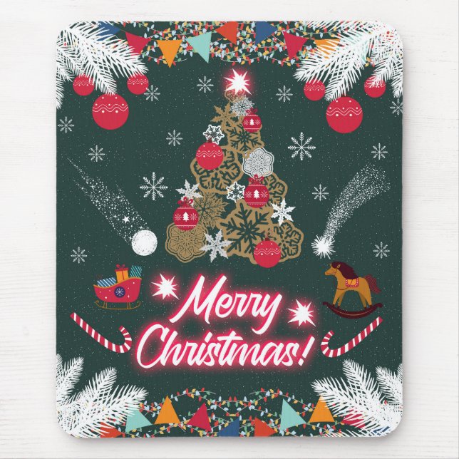Evergreen Joy of Christmas Mousepad (Vorne)