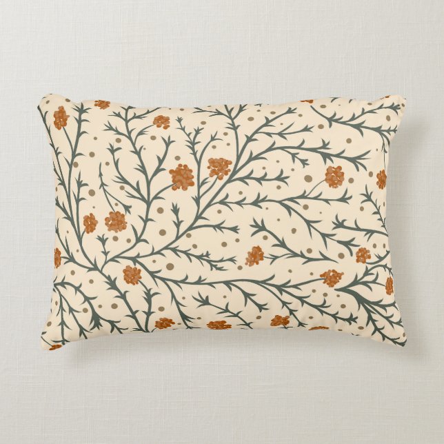 Evergreen Kisses Under the Mistletoe Dekokissen (Vorderseite)