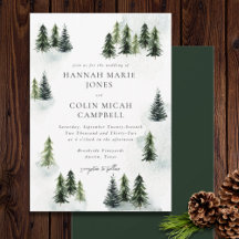 Evergreen Mountain Glen White Green Black