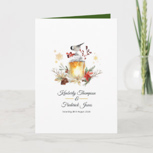 Evergreen Pine and Spruce Winter Wedding Charm Programm