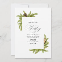 Evergreen Pines Winter Wonderland Wedding QR Code