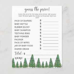 Evergreen Price Guess Game