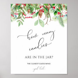 Evergreen rät, wie viele Candies im Jar sind Poster