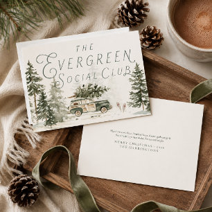 Evergreen Social Club Weihnachten im Vintage-Stil