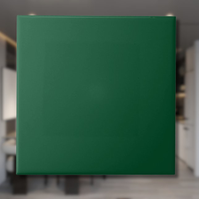 Evergreen Solid Color | Classic | elegant Fliese (Von Creator hochgeladen)