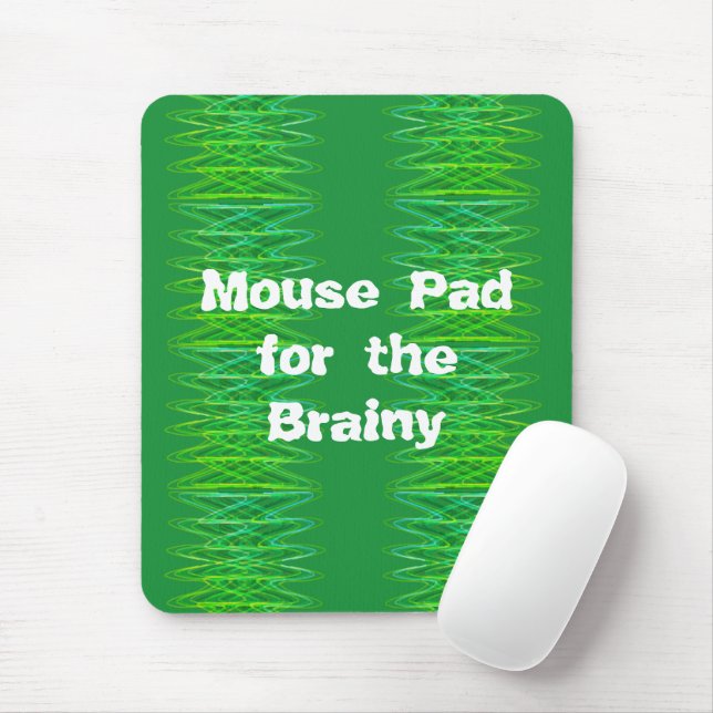 Evergreen Spirals Mouse pad Mousepad (Mit Mouse)