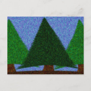 Evergreen Staat des Geistes Postkarte