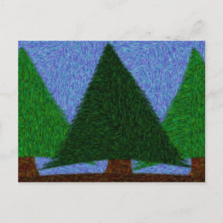 Evergreen Staat des Geistes Postkarte