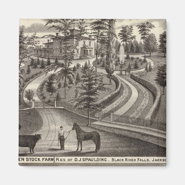 Evergreen Stock Farm, res Magnet (Vorne)