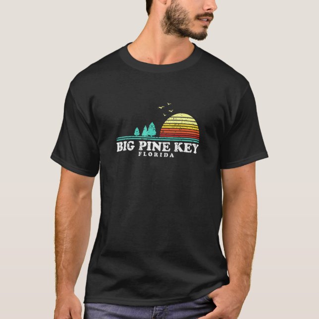 Evergreen Sunset Big Pine Key Forest Florida Woods T-Shirt (Vorderseite)