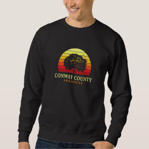 Evergreen Sunset Conway Landkreis Oak Tree Arkansa Sweatshirt