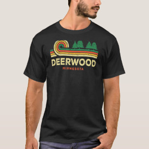 Evergreen Sunset Deerwood Forest Minnesota Woods 1 T-Shirt