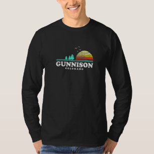 Evergreen Sunset Gunnison Forest Colorado Woods Ca T-Shirt