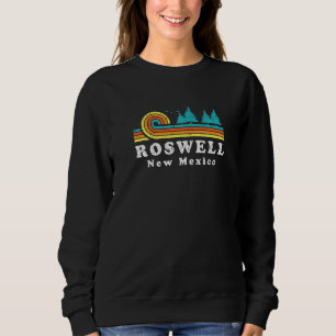 Evergreen Sunset Roswell Forest New Mexico Wald 1 Sweatshirt