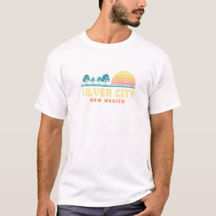 Evergreen Sunset Silver City Forest New Mexico Woo T-Shirt