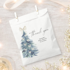Evergreen tree mit Bohnen Baby Dusche Danke Geschenktütchen